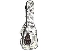 Tenor Ukulele Gig Bag Waterproof Ukulele Case Padded Backpack, Great for Soprano Concert (21/23/24 in) Retrospective Adventure Knowledge