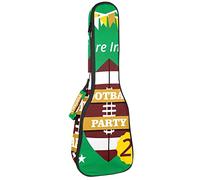 Tenor Ukulele Gig Bag Waterproof Ukulele Case Padded Backpack, Great for Soprano Concert (21/23/24 in) You're Invited Soccer Football Party