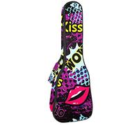 Tenor Ukulele Gig Bag Waterproof Ukulele Case Padded Backpack, Great for Soprano Concert (21/23/24 in) Kiss Lip