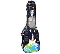 Tenor Ukulele Gig Bag Waterproof Ukulele Case Padded Backpack, Great for Soprano Concert (21/23/24 in) Space 3D Galaxy New Horizons Universe