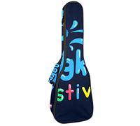 Tenor Ukulele Gig Bag Waterproof Ukulele Case Padded Backpack, Great for Soprano Concert (21/23/24 in) Songkran Thai Festival Water Gun