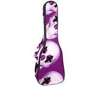 Tenor Ukulele Gig Bag Waterproof Ukulele Case Padded Backpack, Great for Soprano Concert (21/23/24 in) Magic Skull