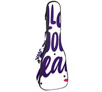 Tenor Ukulele Gig Bag Waterproof Ukulele Case Padded Backpack, Great for Soprano Concert (21/23/24 in) Follow Your Dreams