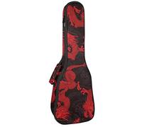 Tenor Ukulele Gig Bag Waterproof Ukulele Case Padded Backpack, Great for Soprano Concert (21/23/24 in) Chinese Dragon Traditional