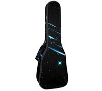 Tenor Ukulele Gig Bag Waterproof Ukulele Case Padded Backpack, Great for Soprano Concert (21/23/24 in) Night Sky with Shooting Stars