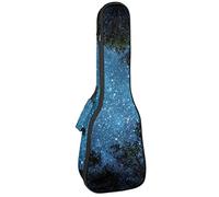 Tenor Ukulele Gig Bag Waterproof Ukulele Case Padded Backpack, Great for Soprano Concert (21/23/24 in) The Milky Way Forest