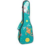 Tenor Ukulele Gig Bag Waterproof Ukulele Case Padded Backpack, Great for Soprano Concert (21/23/24 in) Discover The Cosmos