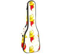 Tenor Ukulele Gig Bag Waterproof Ukulele Case Padded Backpack, Great for Soprano Concert (21/23/24 in) Bollywood Dance