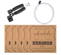 Tenor Ukulele Strings, 5 Sets of Universal Strong Nylon Strings, Accessories for Baritone Ukulele | for Guitarists Practice Luthiers Music Travelling Outdoor Schools Holiday