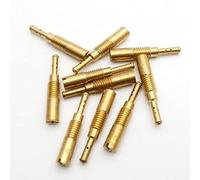 TENREV 10pcs Pilot Jet M5 5mm Slow Idle Jet M5x0.8mm Thread Fit For KE-IHI-N PZ19 Carburetor Injector Nozzle motorcycle carburetor accessories (Color : Size 30-50)