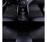 TENREV 4 Pieces Car Floor Mats for Mini Cooper R56 2006 2007 2008 2009 2010 2011 2012 2013 2014, Right Hand Drive Leather Front Rear Non Slip Waterproof Interior Accessory,A-Black