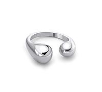 TenrSteel Platimun/18K Gold Plated Band Ring/Statement Rings for Women Fashion Everyday Jewelry Adjustable Rings(with Box), Copper, No Gemstone
