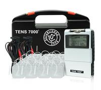 TENS 7000 Digital TENS Unit with Accessories and 48 Electrode Pads - TENS Unit Muscle Stimulator for Back Pain Relief, General Pain Relief, Neck Pain, Sciatica Pain Relief, Nerve Pain Relief
