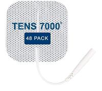 TENS 7000 Official TENS Unit Pads - Premium Quality OTC TENS Pads, 2" X 2" - Compatible with Most TENS Machines, Replacement Electrodes Value Pack, 48 Count