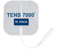 TENS 7000 Official TENS Unit Replacement Pads, 16 Count - Premium Quality OTC TENS Unit Pads, 2" X 2" - Compatible with Most TENS Machines, Replacement Electrodes Value Pack