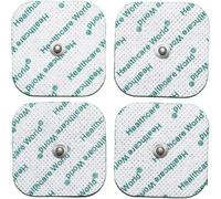 TENS ELECTRODE PADS 5cm x 5cm REUSABLE With 3.5mm Stud - Pack Of 4