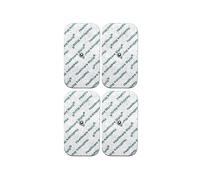 TENS Electrode Pads 5x10cm Large Stud Connection Pads (4 Pieces) with Stud 3.5mm Connection for Knee, Shoulder, Leg, Back, Muscle Pain Relief