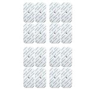 TENS Electrode Pads 5x10cm Stud Connection (16 Pieces) Compatible with Beurer, Sanitas tens Devices for Knee, Back, Shoulder, Muscle Pain Relief