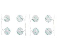 Tens Electrode Pads (8pcs) Round Self-Adhesive Electrodes Targeted Pain Relief Compatible with Neurotrac, Flexi tens Devices
