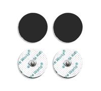 TENS Electrode Pads Round 3.5mm Stud Connection for TENS Machines, 4 Pack | Self-Adhesive, Reusable & Replacement TENS Pads for Targeted Pain Relief, Compatible with Beurer, Sanitas & stud TENS Devices