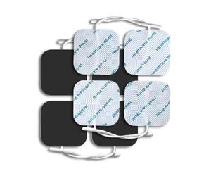 Tens Electrodes Pads 5 x 5cm Pack of 8 by Healthcare World- TENS Machine Replacement Pads with Self Adhesive Performance