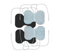 TENS EMS Machine Replacement Self-Adhesive Gel Electrode Pads 10x15cm 4PCS | Butterfly, Reusable Pads for Back, Pain Relief & EMS Therapy, Compatible with AUVON, Axion, Med-Fit & Neurotrac TENS Machines
