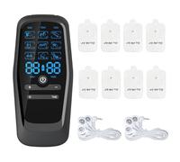 Tens Machine for Pain Relief, 9 Massage Modes Rechargeable Period Simulator Machine for Men Back Knees HIPS (8 Pads)
