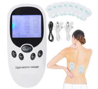 Tens Machine Unit Electrical Massager Pulse Muscle Stimulator Back 8Pain Therapy UK