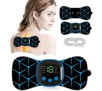 Tens Machine,Up to 8 Modes, 19Intensities, 2 Pads, LCD Display,Rechargeable Tens Machine for Back, Shoulder, Knee,Neck