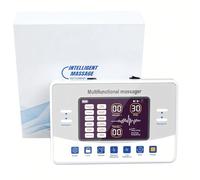 TENS Machine with Dual Channel EMS Muscle Stimulator, Rechargeable TENS Unit for Back, Sciatica & Joint Comfort with 12 Modes