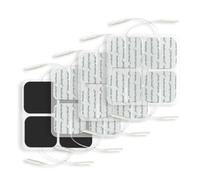TENS Reusable Electrode Pads, Self Adhesive for TENS Machines 4x4cm- 16PCS | Square Shaped Self Adhesive & Reusable Pads for Back, Knee & Pain Relief Compatible with NeuroTrac, Auvon, Medfit & Axion