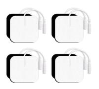 TENS Unit Replacement Pads, Electrodes Pads 50 x 50mm 50 Pcs, Reusable Electrodes Pads with Self-Adhesive Performance and Non-Irritating Design for Electrotherapy