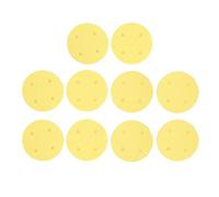 TENS Unit Replacement Pads Set, 10PCS 60mm EMS Electrodes Conductive Pads Sponge Reusable Replacement for Interference Electrotherapy Instrument Beauty, Yellow