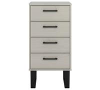 Tensas Grey 4 Drawer Narrow Chest