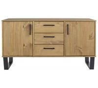 Tensas Industrial Style Oak Effect 2 Door Medium Sideboard