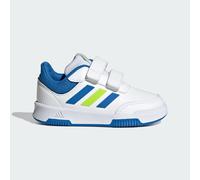 adidas Unisex Baby Tensaur Hook and Loop Shoes Running, Cloud White/Bright Royal/Solar Slime, 3 UK Child