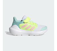 adidas TENSAUR Run 3.0 Shoes Children, Cloud White/Clear Pink/Hi-Res Yellow, 10 UK Child