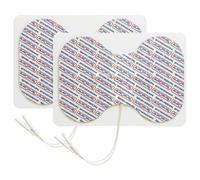 TensCare Butterfly Electrodes - Large 105mm x 155mm Electrodes Perfect for Large Areas: Back, Thighs, Bottom. Universal Connector to Use with Most TENS and EMS Units for Pain Relief and Strengthening
