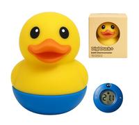 TensCare Digi Duck+ Baby Bath Thermometer - Floating Duck with LCD, LED Heat, BPA Free Silicone, Long Life Battery