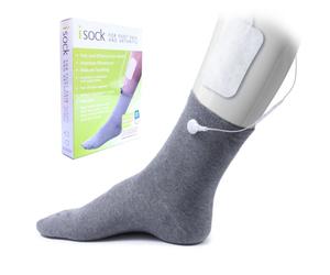 TensCare iSock Accessory for TENS Units Foot Pain/Arthritis Relief - SIZE MEDIUM