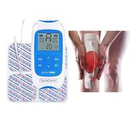 TensCare Perfect TENS + Knee Pain Relief Electrodes - Complete Pain Therapy Set with 2-Channel TENS Device & Strong Adhesive, targeted electrodes