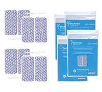 TensCare - Superior Large Electrode pads (4 packs of 2 pads) 50 x 90 mm | Eight reusable 50 x 90 mm electrode pads with universal pin connectors for TENS, EMS and IFT stimulation