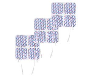 TensCare TENS Electrode Pads, 50x50 mm, 3 Packs of 4, Total 12 Pads E-CM5050