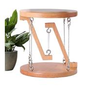 Tensegrity Desk Toy With Floating Structure - Wooden Physics Demonstration Model For Office Desk, Educational Science Display And Home Decor