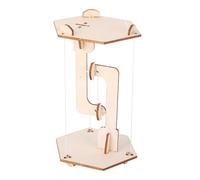 Tensegrity Structure Floating Table Wooden Model Toy Kit | Natural Wood Components, Rope Tension Principle, Desktop Physics Ornament, Physical Science Teaching Tool
