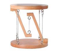 Tensegrity Table Model, Anti Floating Table Model Tensegrity Structure Building Block Physics Desktop Decor For Desk Living Room Home Decor, Dark Brown