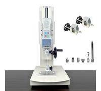 Tensile Testing Machine, 10-100N Force Gauge with LED Display, Pull Strength Tester, 270mm Stroke, Push and Pull Test Stand with 5 Probes, 2 Clamps