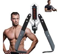 Tension Arm Exerciser, Adjustable 0-220lbs Chest Expander, 3 in 1 Hydraulic Power Chest Workout Equipment,Arm Enhanced Exercise Strengthener,Home Gym Equipment for Full Body Strength Training (Black)