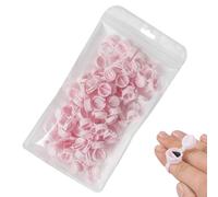 Tension Glue Rings, Eyelash Glue Rings, 60 Pieces Eyelash Glue Holder Ring Tension Glue Holder - Portable Lash Glue Holder Tray Lash Glue Cup for Beauty Salon Home