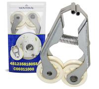 Tension Pulley for Tumble Dryer with the Original Code 481235818055 for Whirlpool C00311000 for Indesit - Warranty 10 Years - MONTERAL